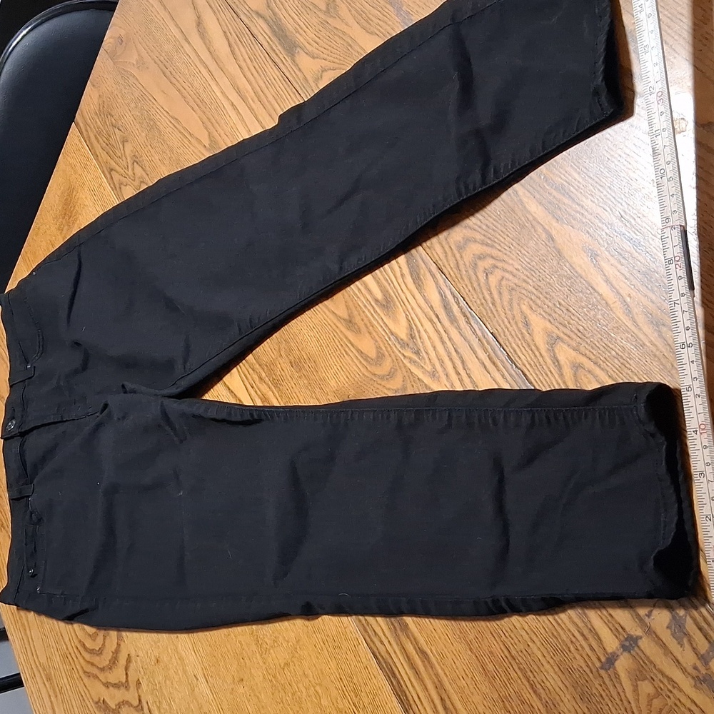 7 FOR ALL MANKIND Womens Jeans 30 BLACK HIGH WAISTED ANKLE QWENEVERE Preowned